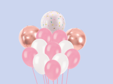 Balionų puokštė - 10 balionų ir 3 dideli foliniai ORBZ balionai